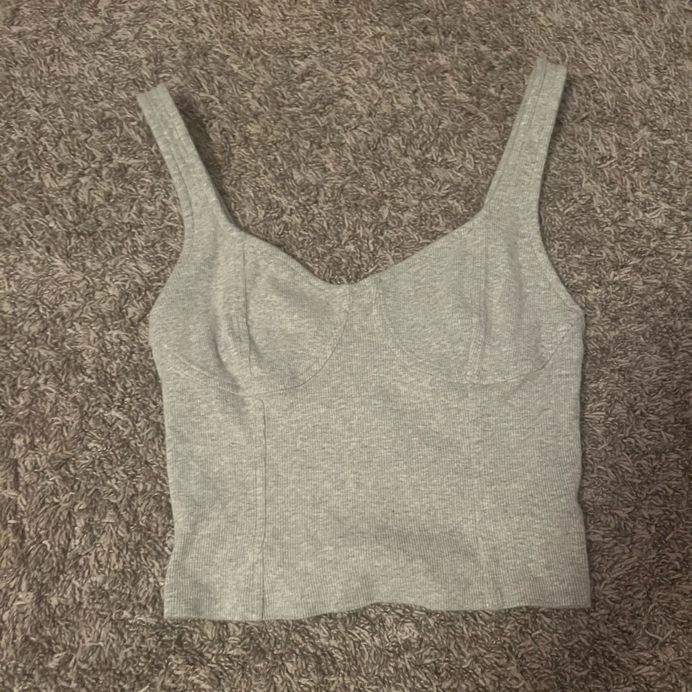 this is a aerie corset style top...it's super comfy and flattering.